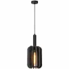 Lampes En Tissu-Luminaires Lucide RAFAL Suspension Noir, 1 lumière