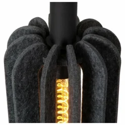Lampes En Tissu-Luminaires Lucide RAFAL Suspension Noir, 1 lumière
