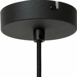 Lampes En Tissu-Luminaires Lucide RAFAL Suspension Noir, 1 lumière