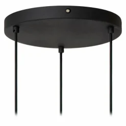 Lampes En Tissu-Luminaires Lucide RAFAL Suspension Noir, 3 lumières