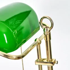 hofstein Ragaz Lampe de banquier, Lampe de bureau, Lampe à poser Laiton, 1 lumière