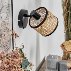 hofstein Ramila Applique murale, Spot mural Noir, 1 lumière