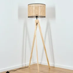 Luminaires Scandinaves-hofstein Ramila Lampadaire Écru, 1 lumière
