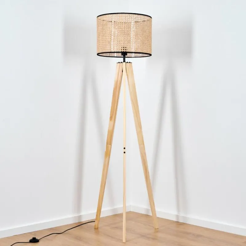 Luminaires Scandinaves-hofstein Ramila Lampadaire Écru, 1 lumière