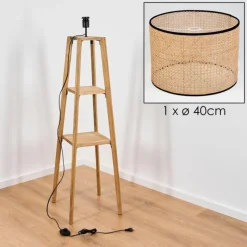 Luminaires Scandinaves-hofstein Ramila Lampadaire Écru, 1 lumière