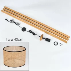 Luminaires Scandinaves-hofstein Ramila Lampadaire Écru, 1 lumière