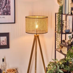 Luminaires Scandinaves-hofstein Ramila Lampadaire Écru, 1 lumière