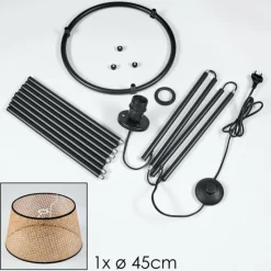 hofstein Ramila Lampadaire Écru, 1 lumière