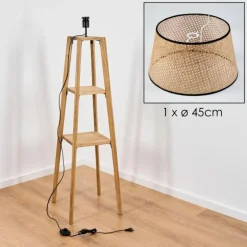 Luminaires Scandinaves-hofstein Ramila Lampadaire Écru, 1 lumière