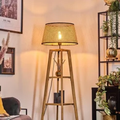 Luminaires Scandinaves-hofstein Ramila Lampadaire Écru, 1 lumière