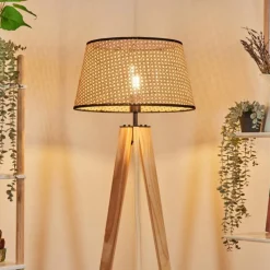 Luminaires Scandinaves-hofstein Ramila Lampadaire Écru, 1 lumière