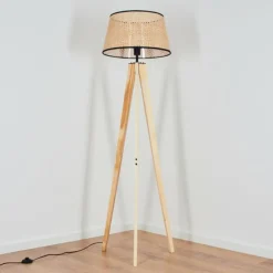 Luminaires Scandinaves-hofstein Ramila Lampadaire Écru, 1 lumière