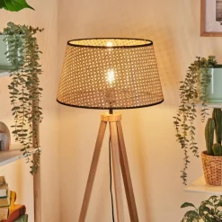 Luminaires Scandinaves-hofstein Ramila Lampadaire Écru, 1 lumière