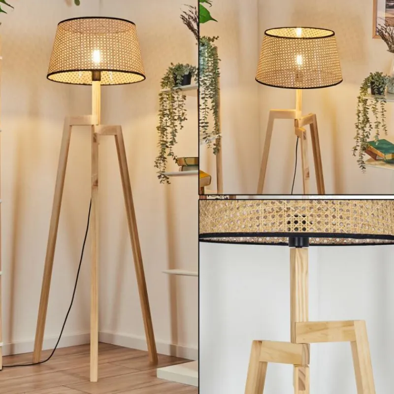 Luminaires Scandinaves-hofstein Ramila Lampadaire Écru, 1 lumière