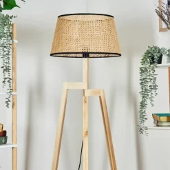 Luminaires Scandinaves-hofstein Ramila Lampadaire Écru, 1 lumière
