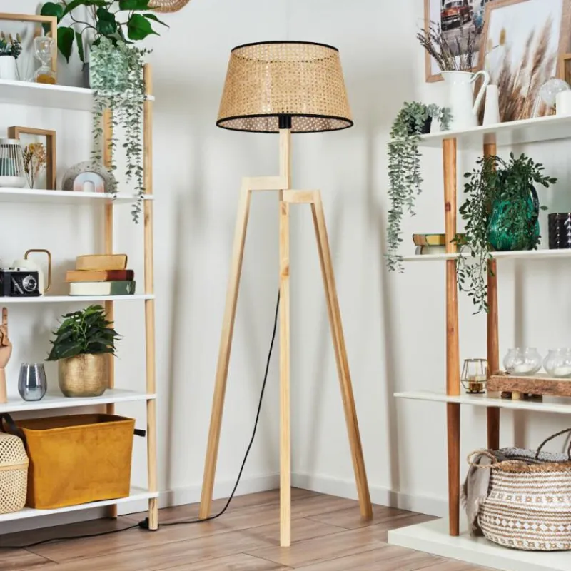 Luminaires Scandinaves-hofstein Ramila Lampadaire Écru, 1 lumière