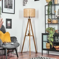 Luminaires Scandinaves-hofstein Ramila Lampadaire Écru, 1 lumière