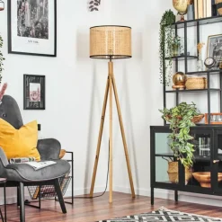 Luminaires Scandinaves-hofstein Ramila Lampadaire Écru, 1 lumière