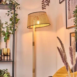 Luminaires Scandinaves-hofstein Ramila Lampadaire Écru, 1 lumière