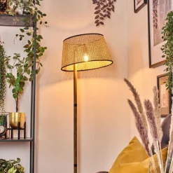 Lampes En Tissu-hofstein Ramila Lampadaire Écru, 1 lumière