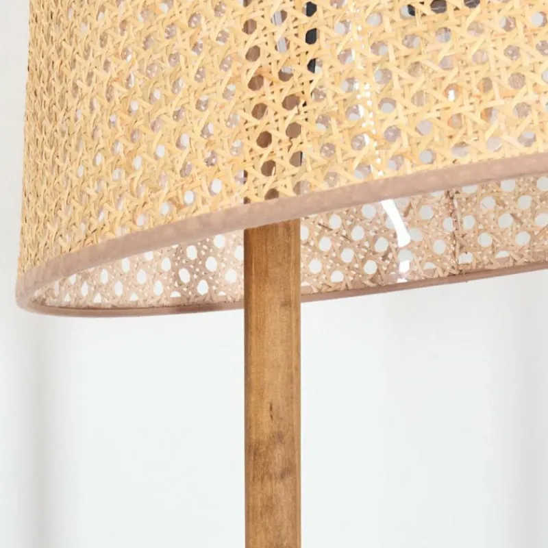 Lampes En Tissu-hofstein Ramila Lampadaire Écru, 1 lumière