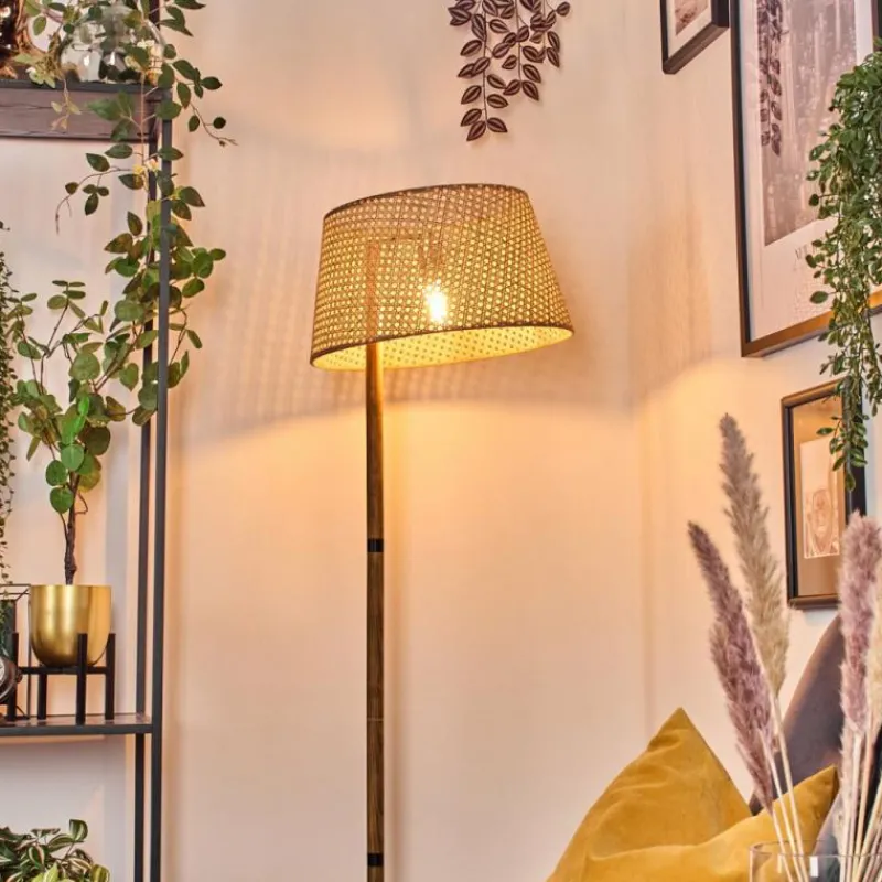 Lampes En Tissu-hofstein Ramila Lampadaire Écru, 1 lumière