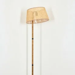 Lampes En Tissu-hofstein Ramila Lampadaire Écru, 1 lumière