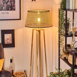 Luminaires Scandinaves-hofstein Ramila Lampadaire Écru, 1 lumière