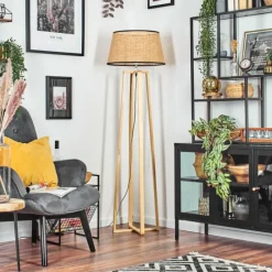 Luminaires Scandinaves-hofstein Ramila Lampadaire Écru, 1 lumière