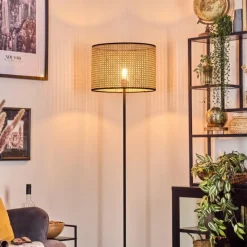 hofstein Ramila Lampadaire Écru, Noir, 1 lumière