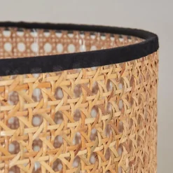 Luminaires Scandinaves-hofstein Ramila Lampadaire Écru, Noir, 1 lumière