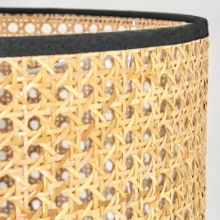 Luminaires Scandinaves-hofstein Ramila Lampadaire Écru, Noir, 1 lumière