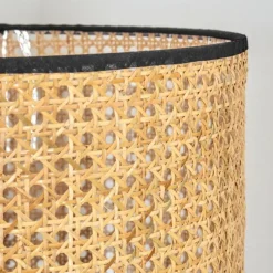 Luminaires Scandinaves-hofstein Ramila Lampadaire Écru, Noir, 1 lumière