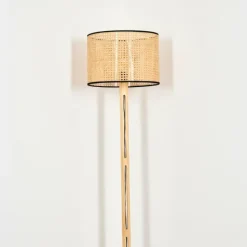 Luminaires Scandinaves-hofstein Ramila Lampadaire Écru, Noir, 1 lumière