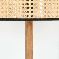 Luminaires Scandinaves-hofstein Ramila Lampadaire Écru, Noir, 1 lumière