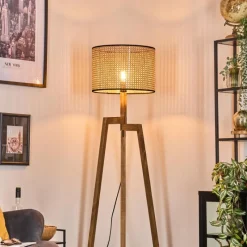 hofstein Ramila Lampadaire, Liseuse Écru, 1 lumière