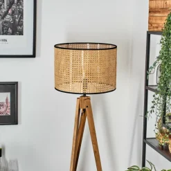 hofstein Ramila Lampadaire, Liseuse Écru, Noir, 1 lumière