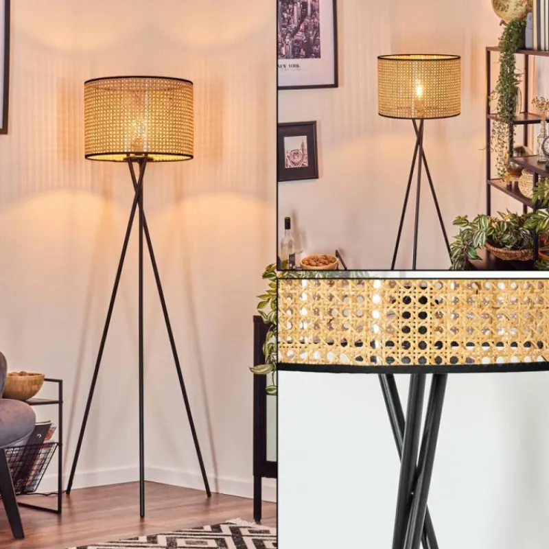 hofstein Ramila Lampadaire, Liseuse Noir, 1 lumière