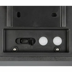 Luminaires Reality Ramos Applique murale LED Noir, 1 lumière, Détecteur de mouvement