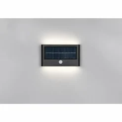 Luminaires Reality Ramos Applique murale LED Noir, 1 lumière, Détecteur de mouvement