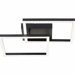 Luminaires Brilliant Ranni Plafonnier LED Noir, 1 lumière* Éclairage Led