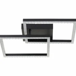 Luminaires Brilliant Ranni Plafonnier LED Noir, 1 lumière* Éclairage Led