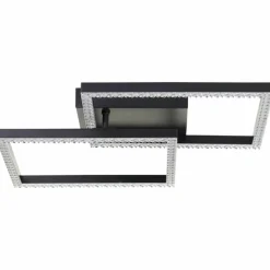 Luminaires Brilliant Ranni Plafonnier LED Noir, 1 lumière* Éclairage Led