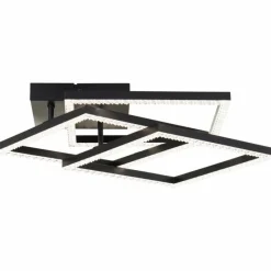 Luminaires Brilliant Ranni Plafonnier LED Noir, 1 lumière* Éclairage Led