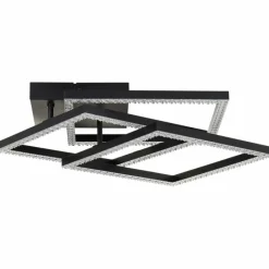 Luminaires Brilliant Ranni Plafonnier LED Noir, 1 lumière* Éclairage Led