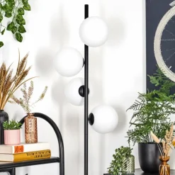 hofstein Remaisnil Lampadaire Blanc, 4 lumières