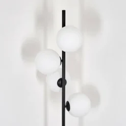 hofstein Remaisnil Lampadaire Blanc, 4 lumières