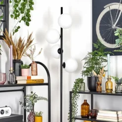 hofstein Remaisnil Lampadaire Blanc, 4 lumières