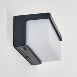 hofstein Rifbjerg Lampe murale d´extérieur, Applique murale, Spot mural LED Noir, 1 lumière