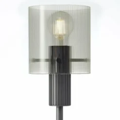 Luminaires Brilliant Riffelini Lampadaire Noir, 2 lumières
